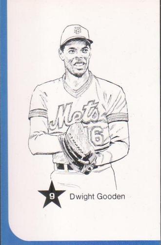 1986 Big Apple Mets / Yankees (Unlicensed) #9 Dwight Gooden Front