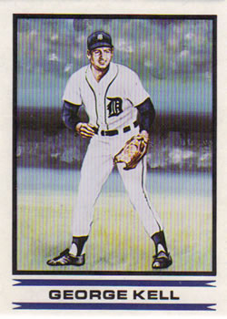 1986 Sports Design Detroit Tigers #10 George Kell Front