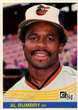 1984 Donruss #210 Al Bumbry Front