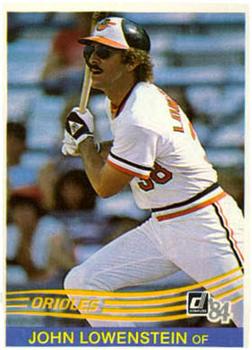 1984 Donruss #228 John Lowenstein Front