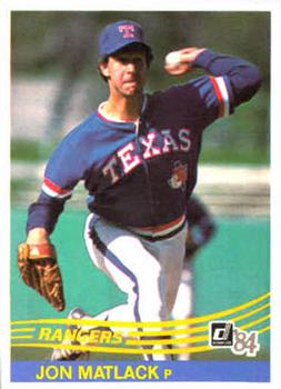 1984 Donruss #378 Jon Matlack Front