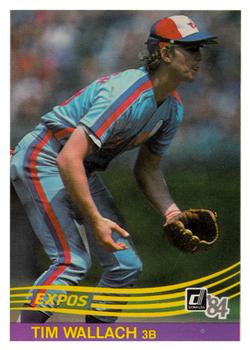 1984 Donruss #421 Tim Wallach Front