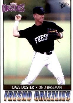 2004 MultiAd Fresno Grizzlies #7 Dave Doster Front