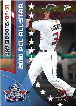 2010 MultiAd Pacific Coast League All-Stars #7 Jay Gibbons Front