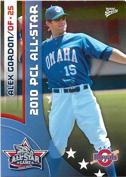 2010 MultiAd Pacific Coast League All-Stars #8 Alex Gordon Front