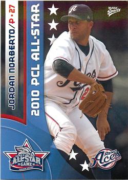 2010 MultiAd Pacific Coast League All-Stars #29 Jordan Norberto Front