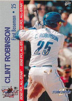 2012 MultiAd Pacific Coast League All-Stars #26 Clint Robinson Front