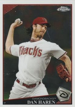 2009 Topps Chrome #111 Dan Haren Front