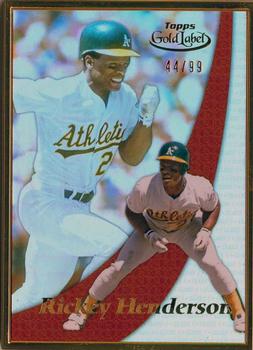 2014 Topps - Framed Gold Label #GL-2 Rickey Henderson Front