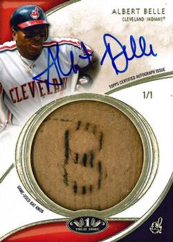 2014 Topps Tier One - Bat Knob Autographs #ABK-ABE Albert Belle Front