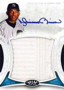 2014 Topps Tier One - Prodigious Patches Autographs #PPAR-MR Mariano Rivera Front