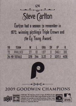 2009 Upper Deck Goodwin Champions #124 Steve Carlton Back