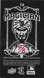 2009 Upper Deck Goodwin Champions - Mini Foil Magician Black #72 David Wright Back