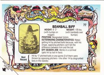 1988 Leaf Baseball's Greatest Grossouts #77 Beanball Biff Back