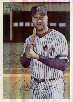 2007 Bowman Heritage - Rainbow Foil #150 Derek Jeter Front