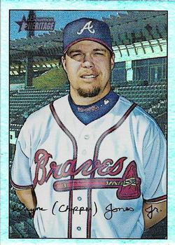 2007 Bowman Heritage - Rainbow Foil #167 Chipper Jones Front