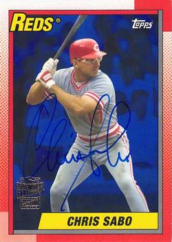 2014 Topps Archives - Fan Favorites Autographs Sapphire #FFA-CS Chris Sabo Front