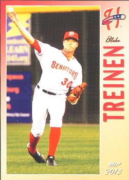 2013 Grandstand Harrisburg Senators #27 Blake Treinen Front