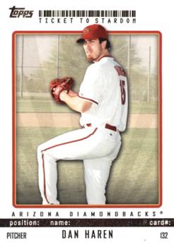 2009 Topps Ticket to Stardom #132 Dan Haren Front