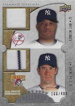 2009 Upper Deck Ballpark Collection #151 Robinson Cano / Ross Ohlendorf Front