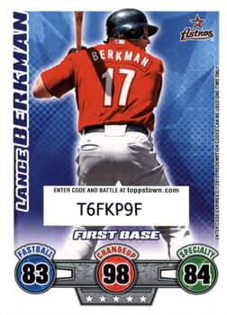 2009 Topps Attax - Code Cards #2 Lance Berkman Front