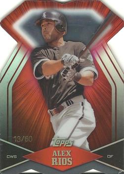 2011 Topps - Diamond Die Cut Black #DDC-19 Alex Rios Front