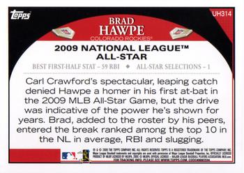 2009 Topps Updates & Highlights #UH314 Brad Hawpe Back