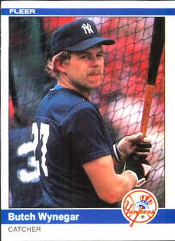 1984 Fleer #144 Butch Wynegar Front