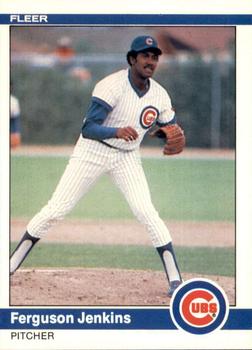 1984 Fleer #494 Ferguson Jenkins Front