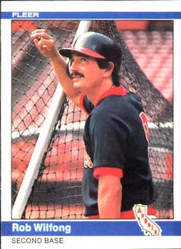 1984 Fleer #530 Rob Wilfong Front