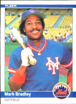 1984 Fleer #581 Mark Bradley Front