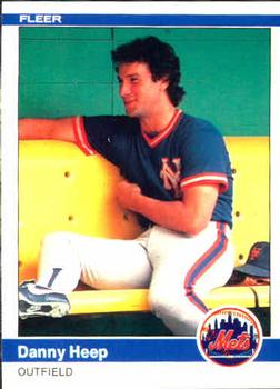 1984 Fleer #586 Danny Heep Front