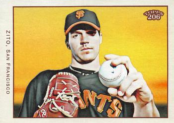 2009 Topps 206 #176 Barry Zito Front