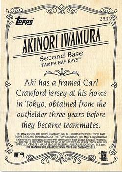 2009 Topps 206 #253 Akinori Iwamura Back