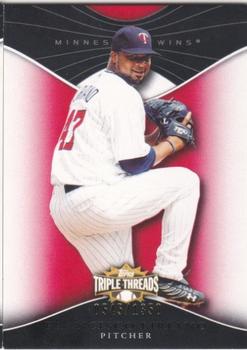 2009 Topps Triple Threads #11 Francisco Liriano Front