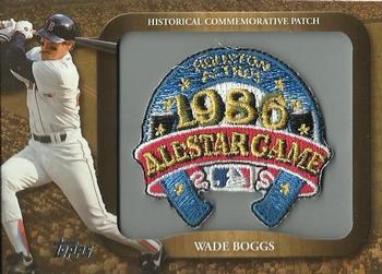 2009 Topps - Legends Commemorative Patch #LPR-145 Wade Boggs Front