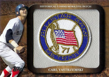 2009 Topps - Legends Commemorative Patch #LPR-34 Carl Yastrzemski / 1971 All-Star Game Front