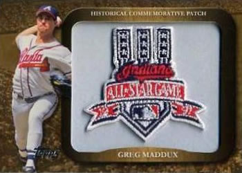 2009 Topps - Legends Commemorative Patch #LPR-94 Greg Maddux / 1997 MLB All-Star Game Front
