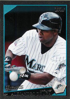 2009 Topps Updates & Highlights - Black Border #UH163 Alejandro De Aza Front