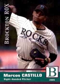 2005 Grandstand Brockton Rox #NNO Marcos Castillo Front