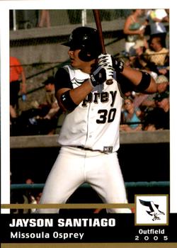 2005 Grandstand Missoula Osprey #4 Jayson Santiago Front