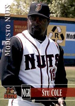 2005 Grandstand Modesto Nuts #NNO Stu Cole Front