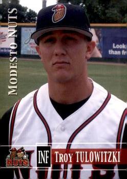 2005 Grandstand Modesto Nuts #NNO Troy Tulowitzki Front