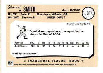 2005 Grandstand Orem Owlz #NNO Stantrel Smith Back