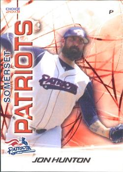 2014 Choice Somerset Patriots #20 Jon Hunton Front