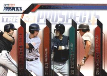 2009 TriStar Prospects Plus #90 Robert Borchering / Jiovanni Mier / Nicholas Franklin / Matthew Davidson Front