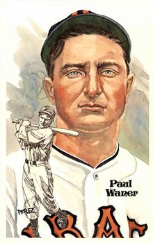 1980-01 Perez-Steele Hall of Fame Series 1-15 #62 Paul Waner Front