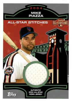 2005 Topps - All-Star Stitches Relics #ASR-MP Mike Piazza Front