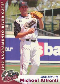 2010 MultiAd Sacramento River Cats #2 Michael Affronti Front