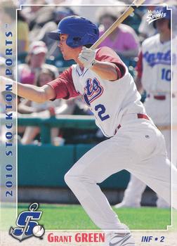 2010 MultiAd Stockton Ports #1 Grant Green Front